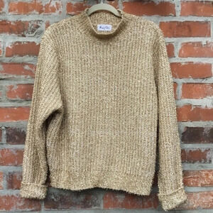 Morgan Claire Women’s Glitter Gold Sweater